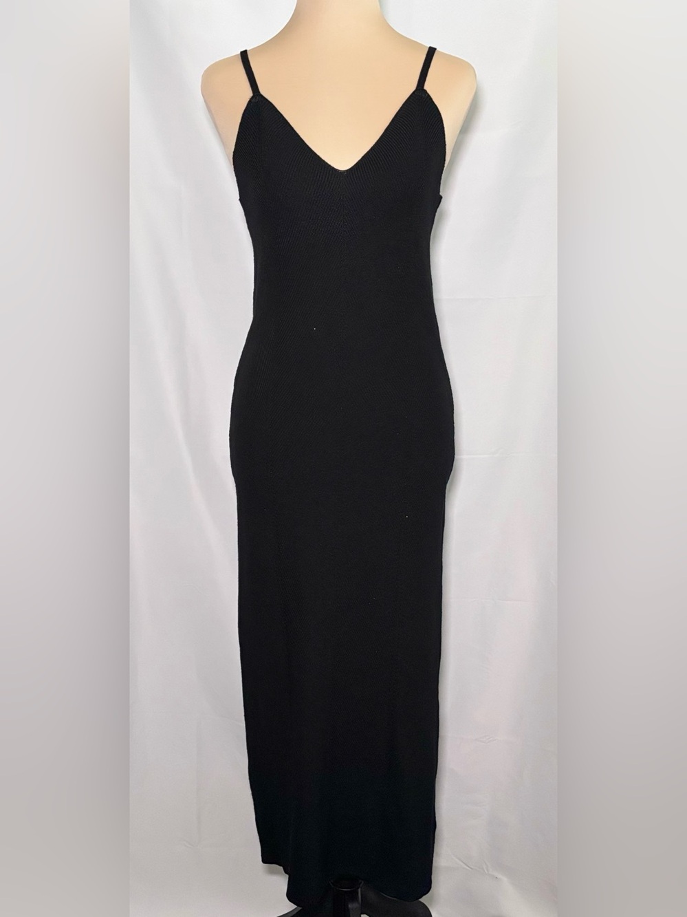 Freshman 1996 Black Maxi Sweater Dress